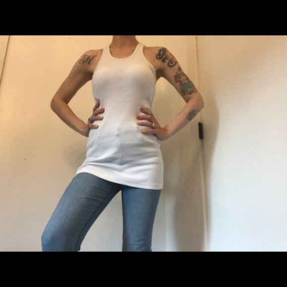 VENUS Racerback Ribbed Tank-top Dress/Shirt Y2K - Picture 6 of 14